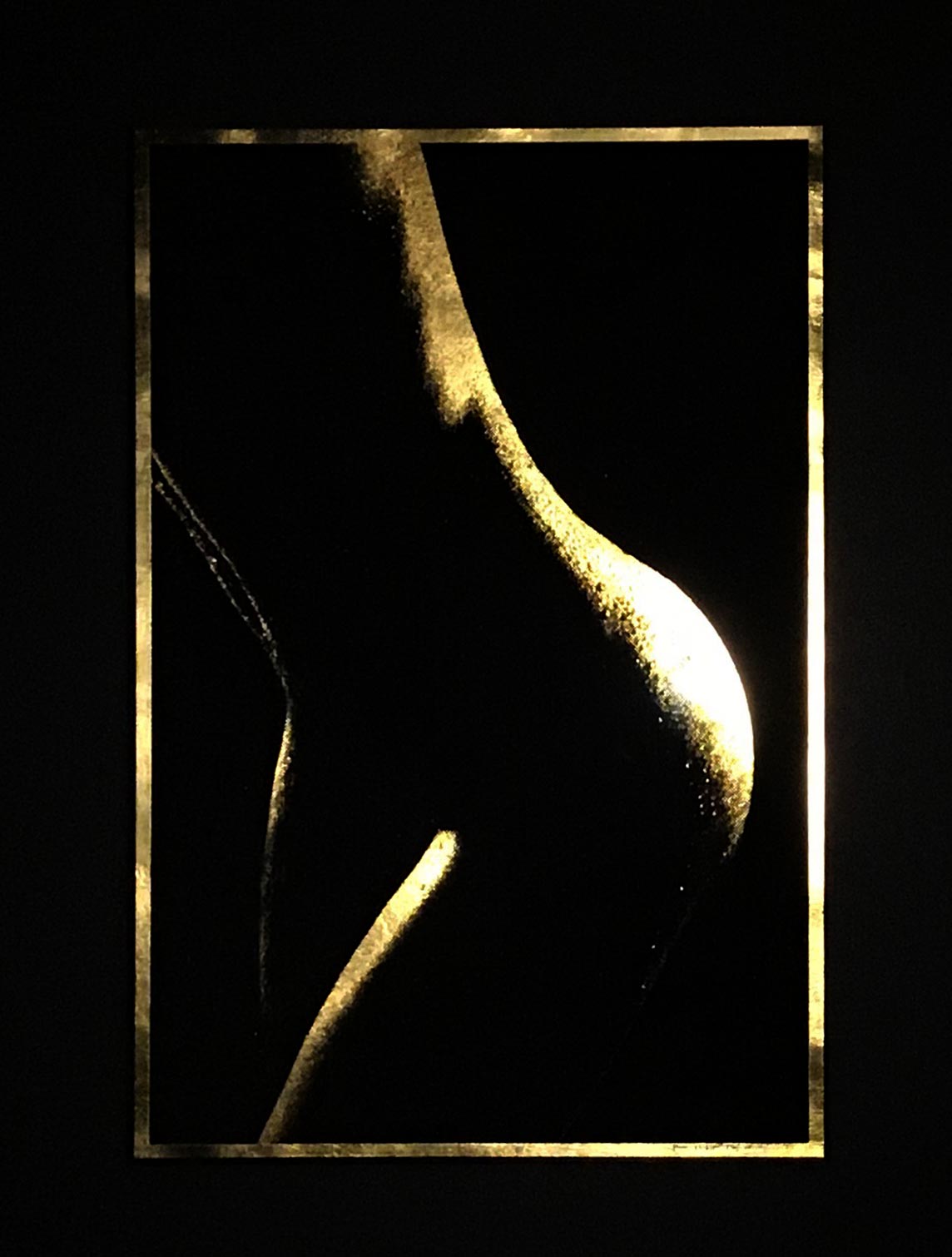 woman body-femme-corps-artwork-gold-nude-nue