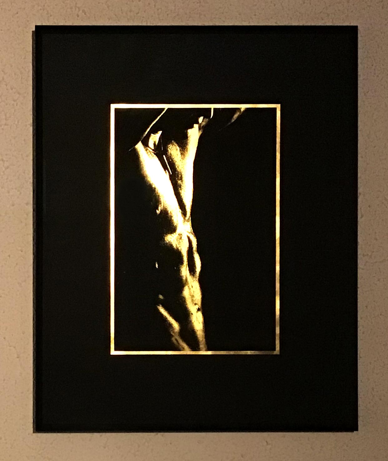 man body-homme-corps-artwork-gold-nude-nu